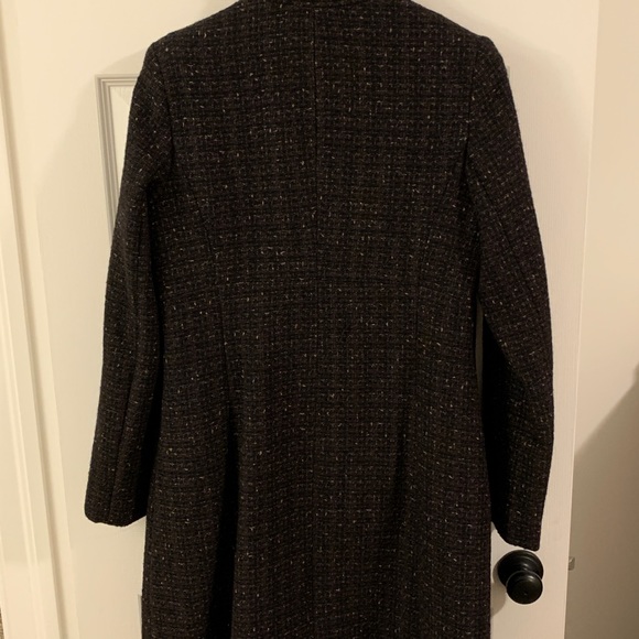 Tweed Mid Length DNKY Winter Dress Coat - Picture 2 of 6